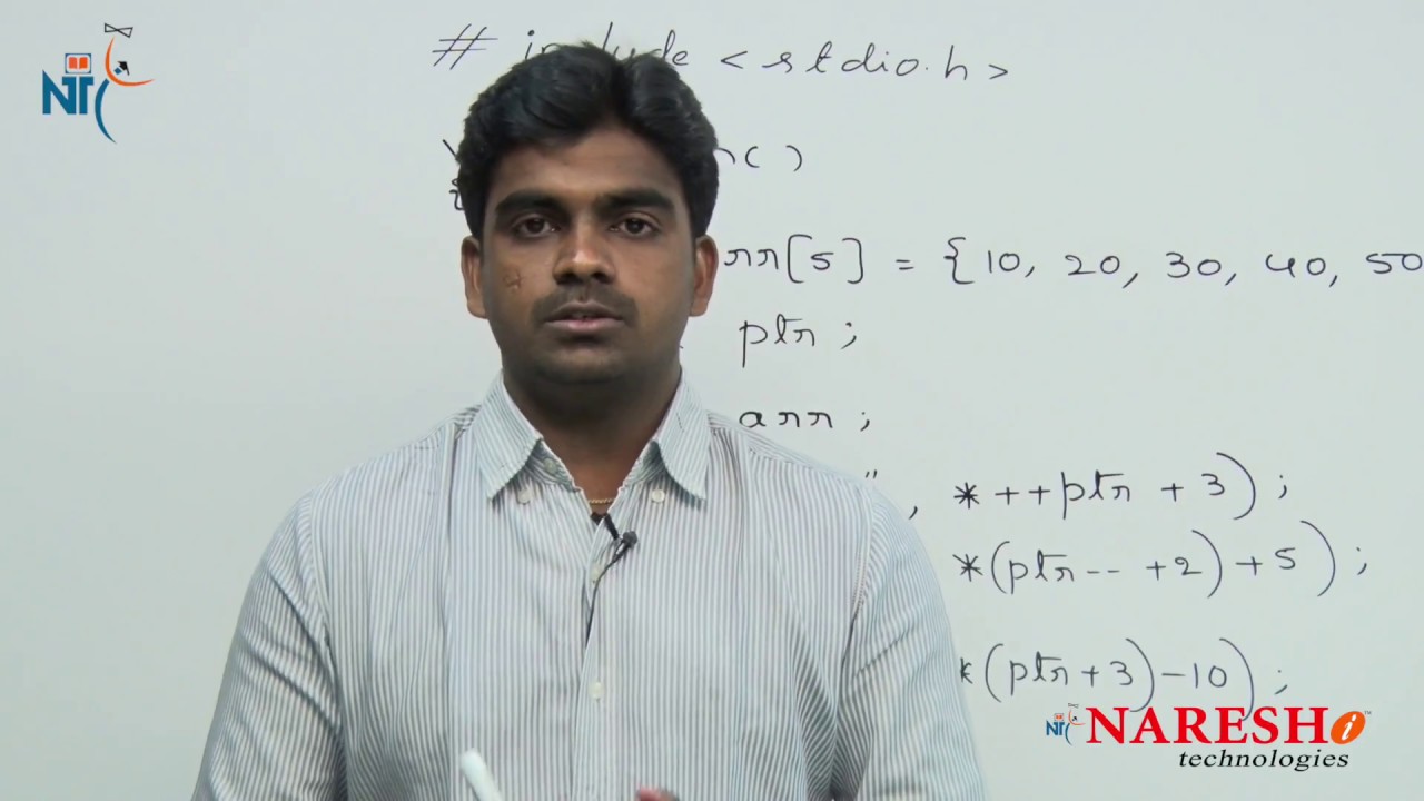 Pointers | C Technical Interview Questions and Answers | Mr. Srinivas
