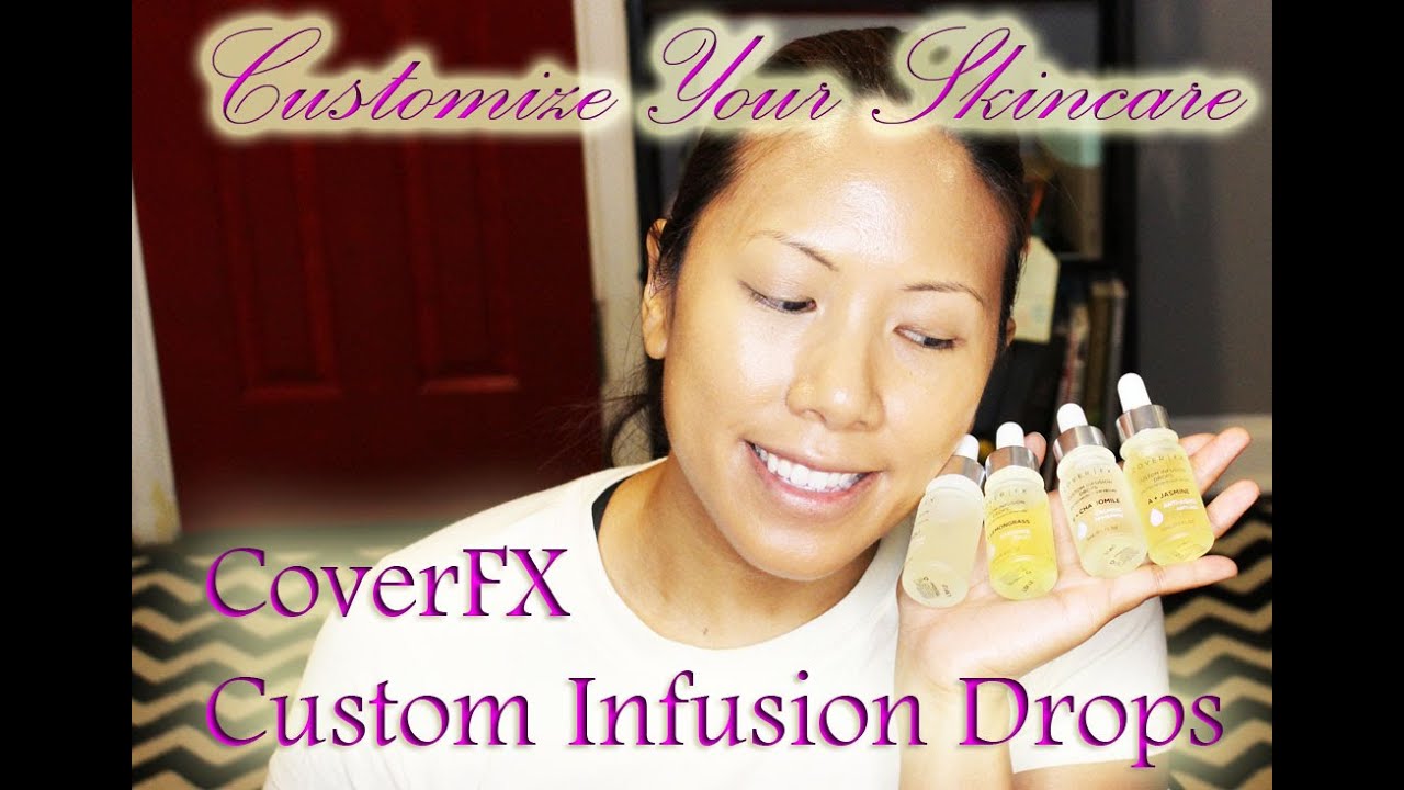 Customize Your Skincare!  Introducing CoverFX Custom Infusion Drops