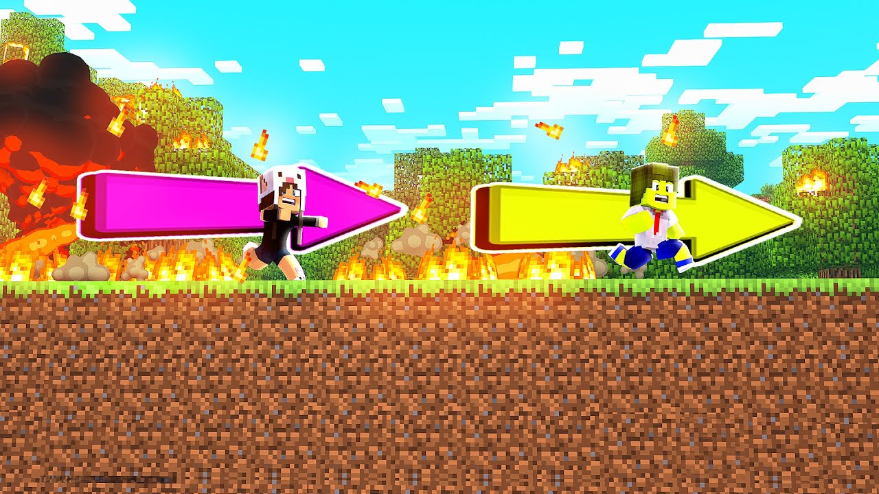 MINECRAFT, MAS POR ONDE VOCÊ ANDAR PEGA FOGO !