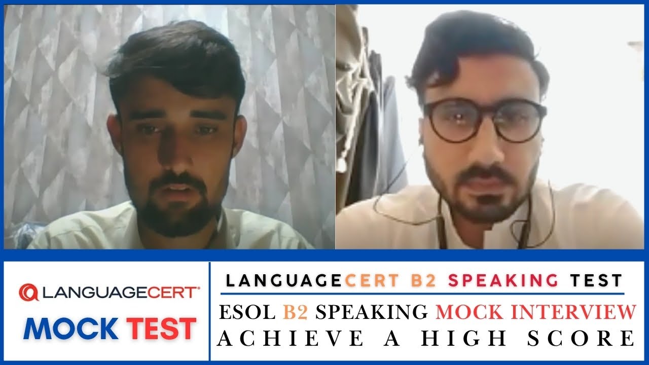 Languagecert B2 Communicator Level Speaking Mock Test | ESOL B2 Mock Test | Languagecert Mock