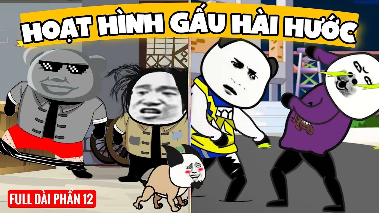 GẤU HÀI HƯỚC SIÊU DÀI: Bạn Thân Sẽ Gầy, Xả Rắm, Tỉ Thí | Tổng Hợp Hoạt Hình Gấu Hài Hước Phần 12
