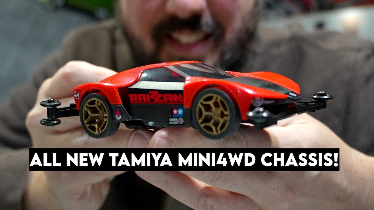 FULL BUILD! ALL NEW Tamiya Mini4WD ME Chassis RAIZZAN