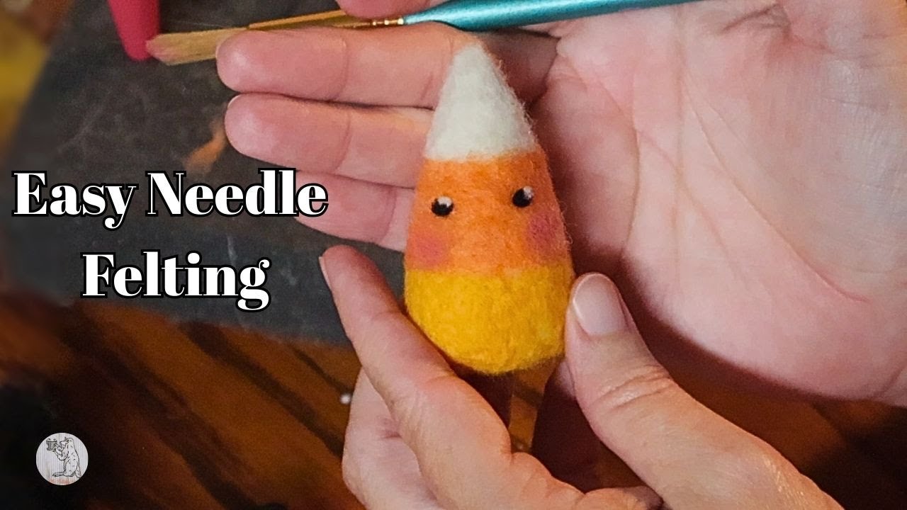 Easy Needle Felting kawaii style fun!!