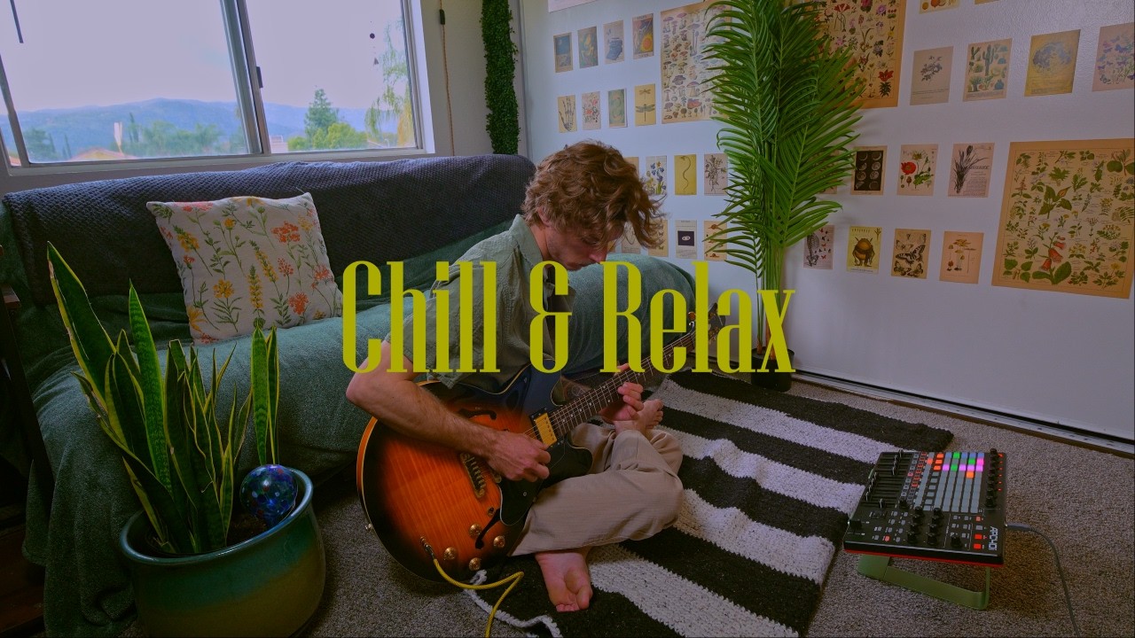 Come & Chill, Home Studio Live Relaxing Lofi Guitar Session (no AI)