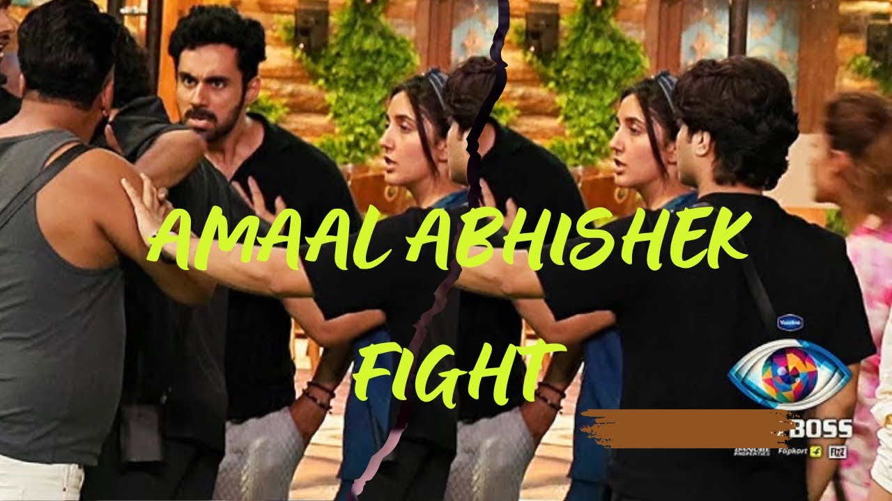 Amaal And Abhishek Fight today | Big boss 19 | Fight seen 