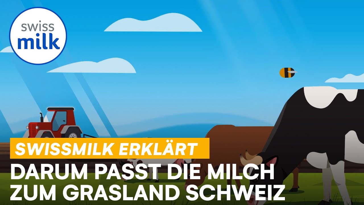Darum passt die Milch so gut zum Grasland Schweiz. | Swissmilk erkl&auml;rt | Swissmilk (2022)