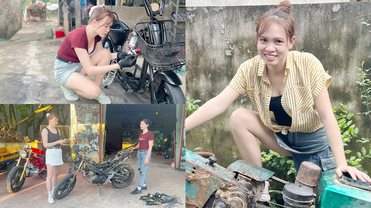 Time-lapse Video: Rusted Electric Bike Restored to Like New Condition.