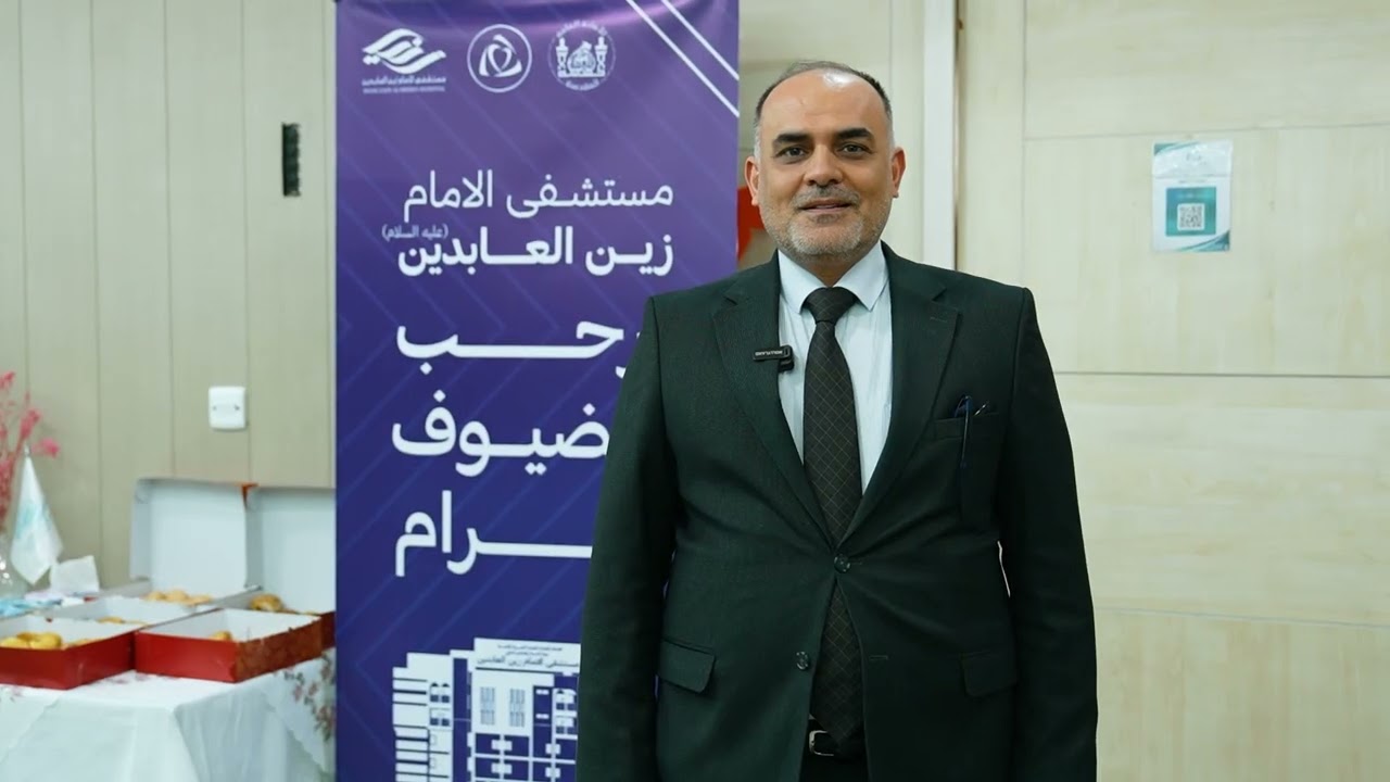 طلبة كلية الطب جامعة السبطين خلال الامتحان السريري في مستشفى الامام زين العابدين