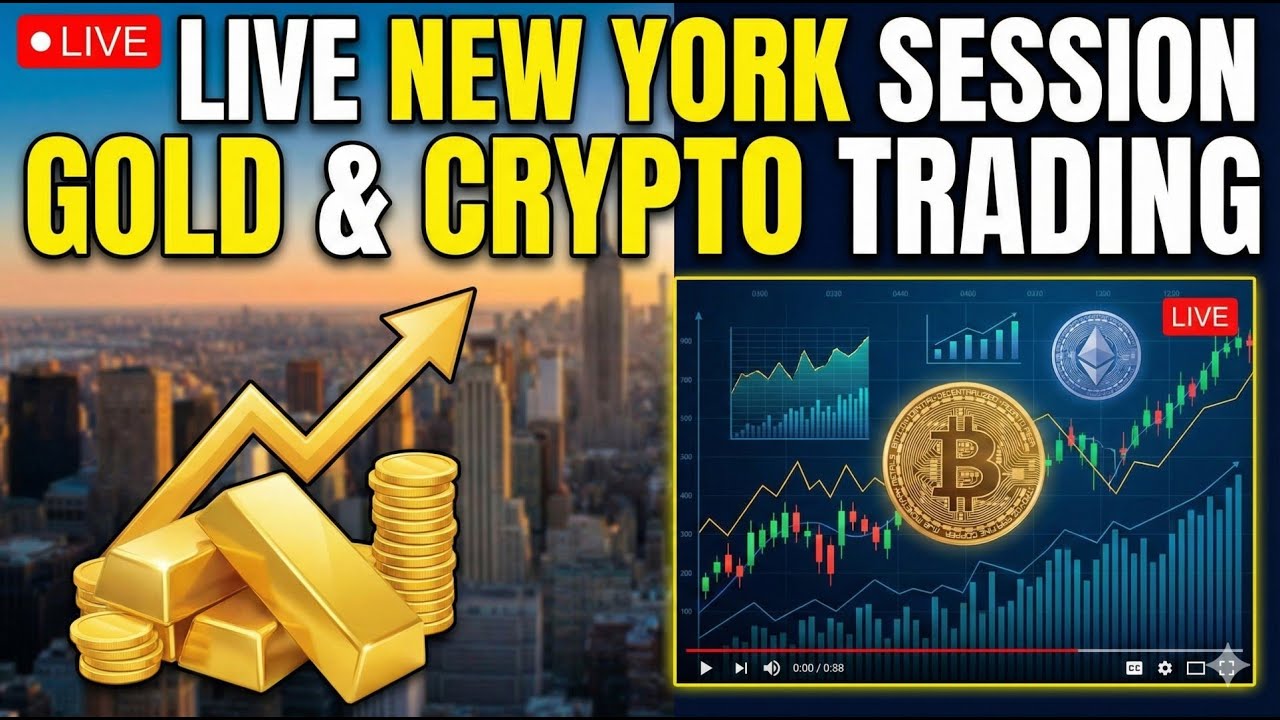 Crypto & Gold  Analysis || Live Trading || The Next Trader ||  Live Stream 