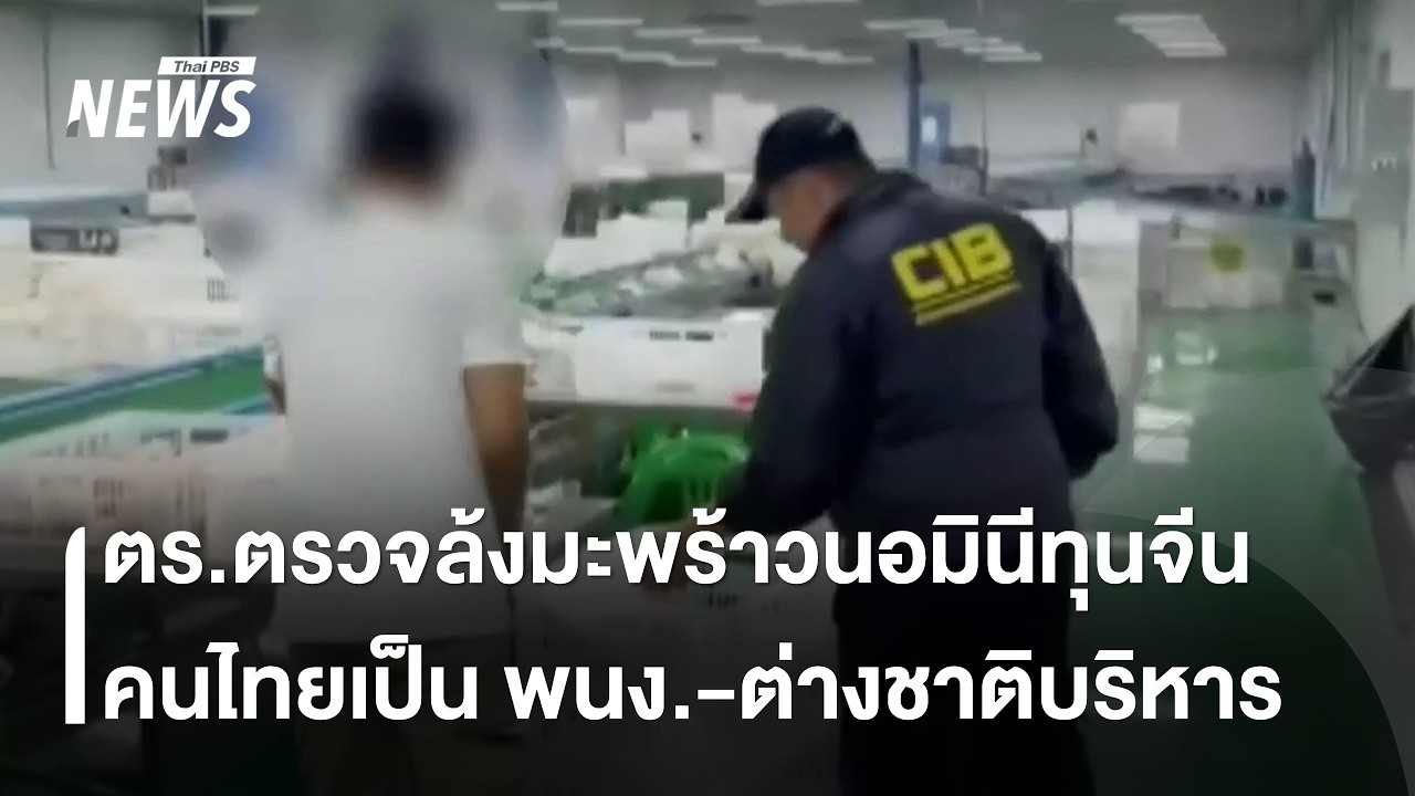 ตร.ตรวจล้งมะพร้าวนอมินีทุนจีน คนไทยเป็น พนง.-ต่างชาติบริหารจัดการ | Thai PBS News