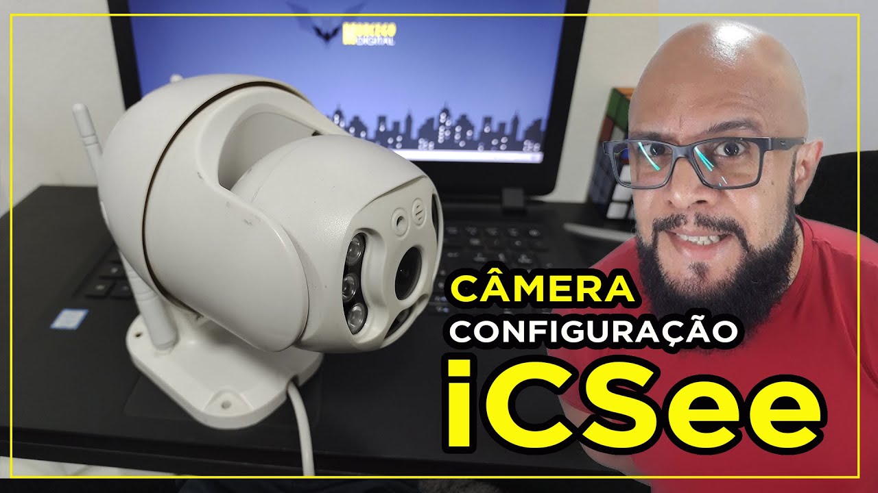 #082 - Como configurar sua Câmera IP Wifi Externa Dome PTZ HD App ICSee