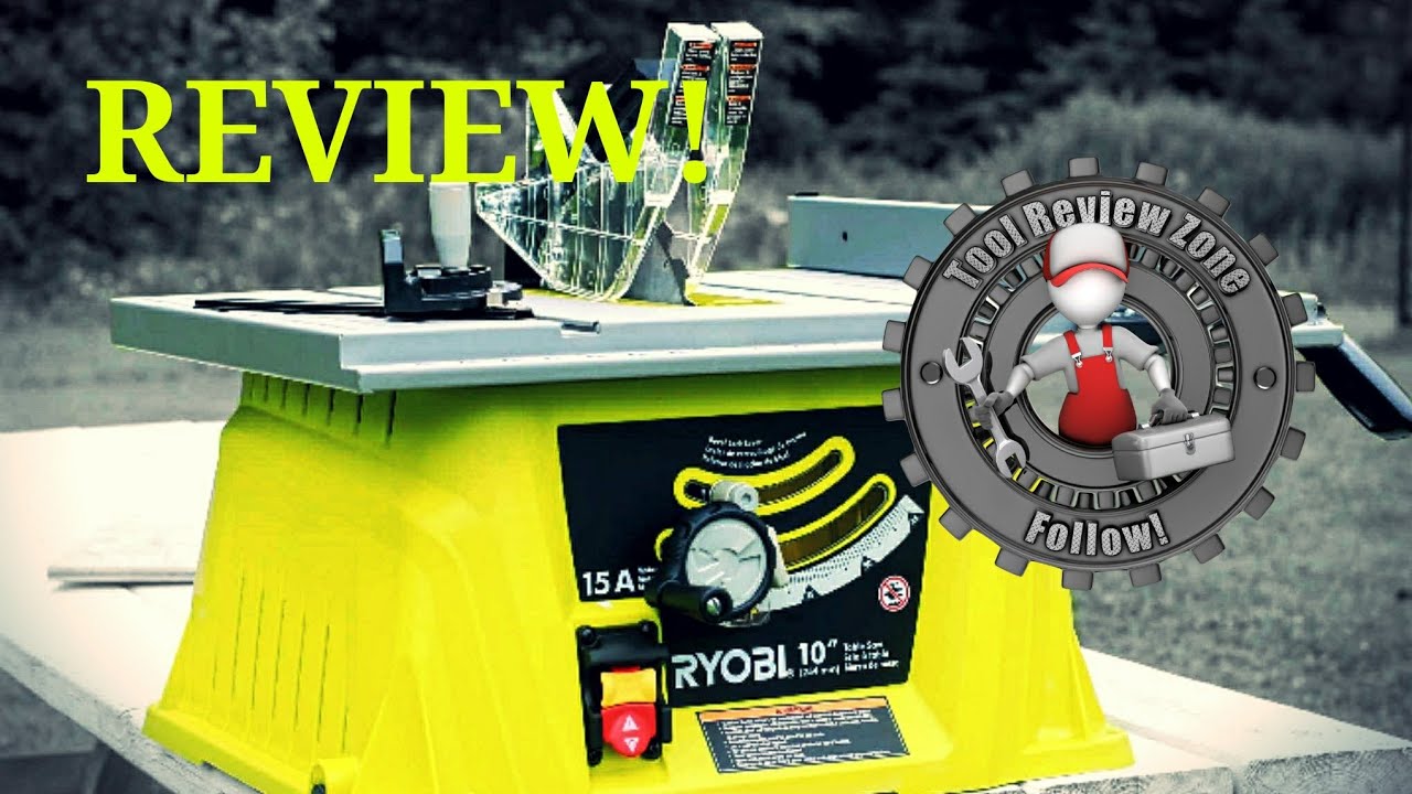 Ryobi 10 in. 15 AMP Table Saw REVIEW! (RTS10NS)