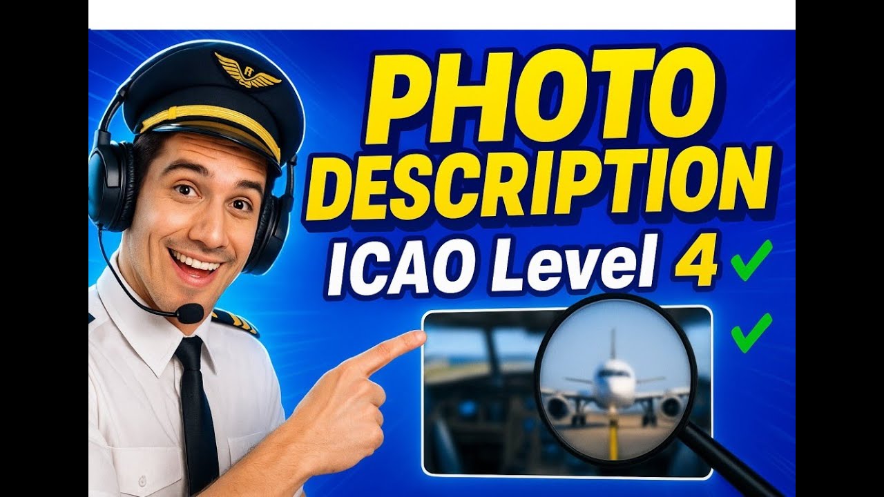 ICAO Level 4 Photo Description Practice (Easy & Effective Training)