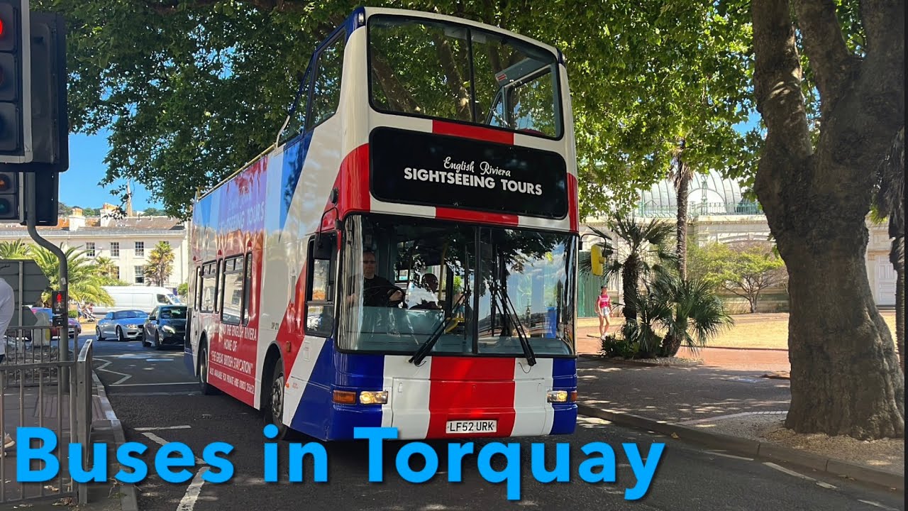 Buses in Torquay, Devon (15/07/22)