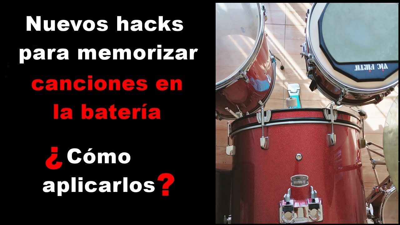 NUEVOS HACKS para memorizar canciones en la batería