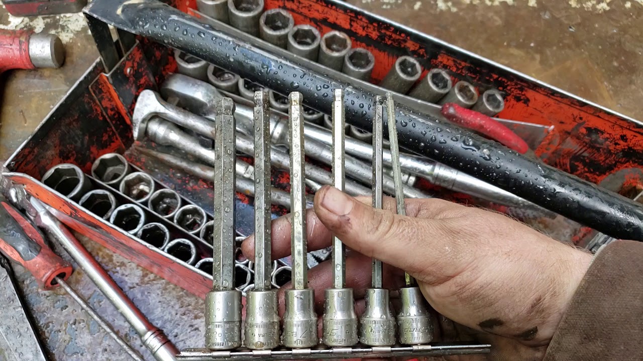 Heavy equipment field mechanic tool tray tour