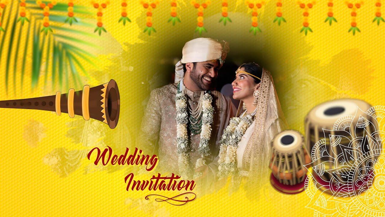 Sharwanand+Rakshitha | Traditional Hindu Wedding Invitation Video| Save The date | RISHI PHOTOGRAPHY