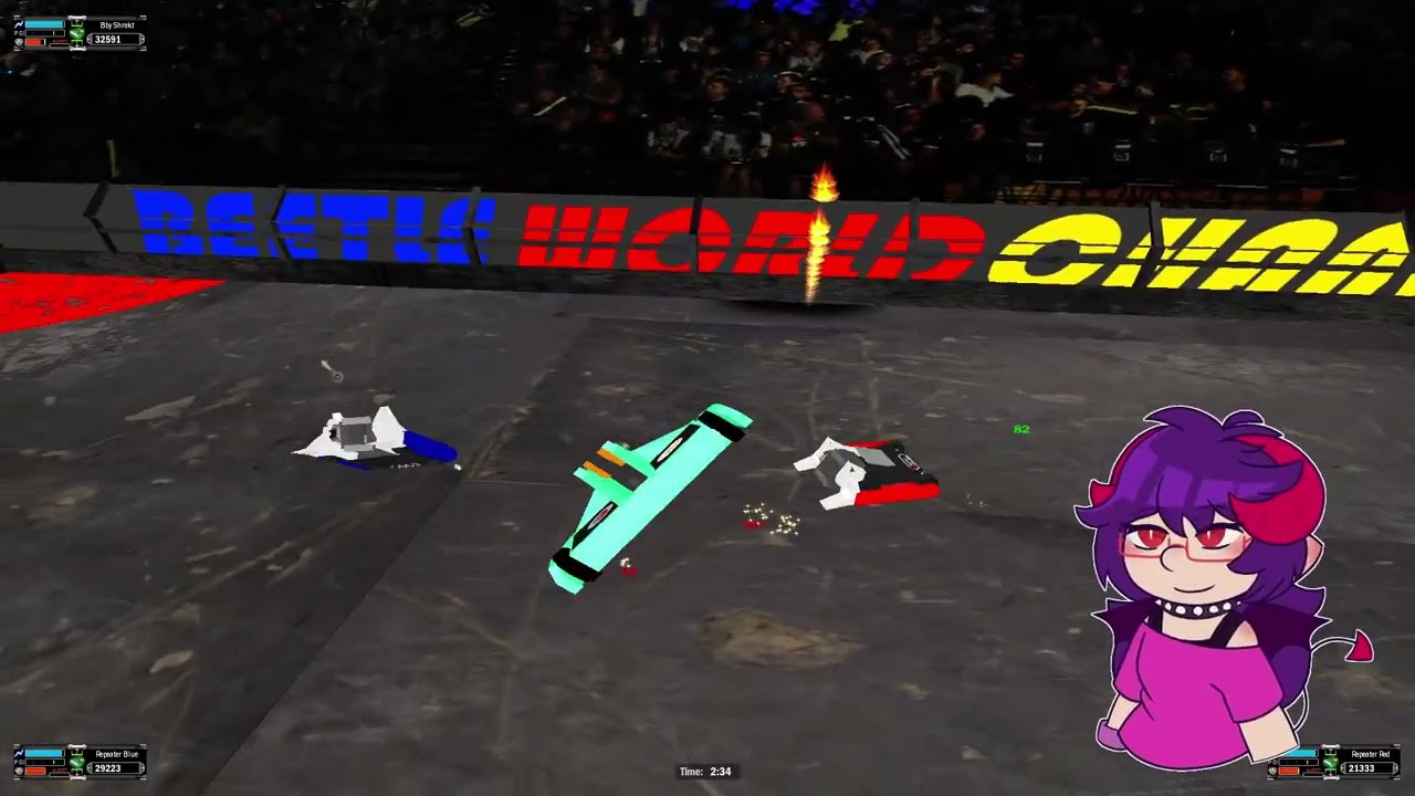 Биби Шрект УНИЧТОЖАЕТ этих Жуковедов! - TheDominusIgnis играет в Robot Arena 2