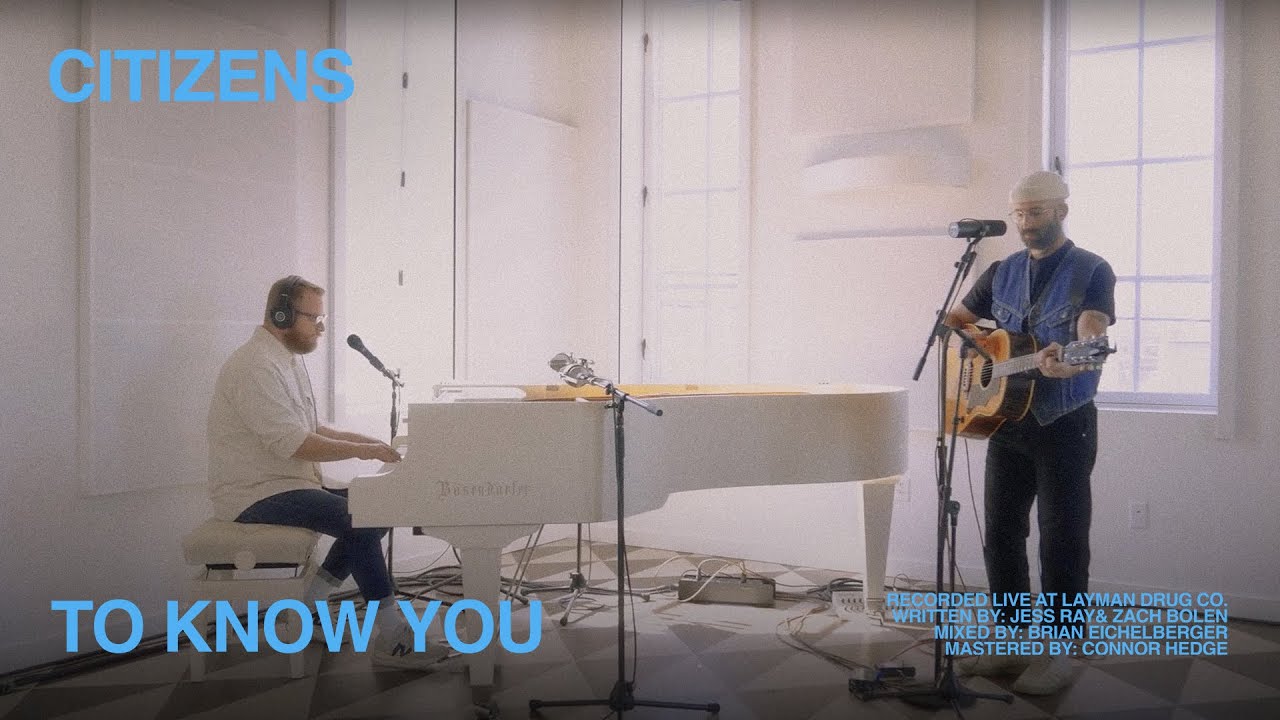 Citizens - To Know You (Official Live Acoustic Video)