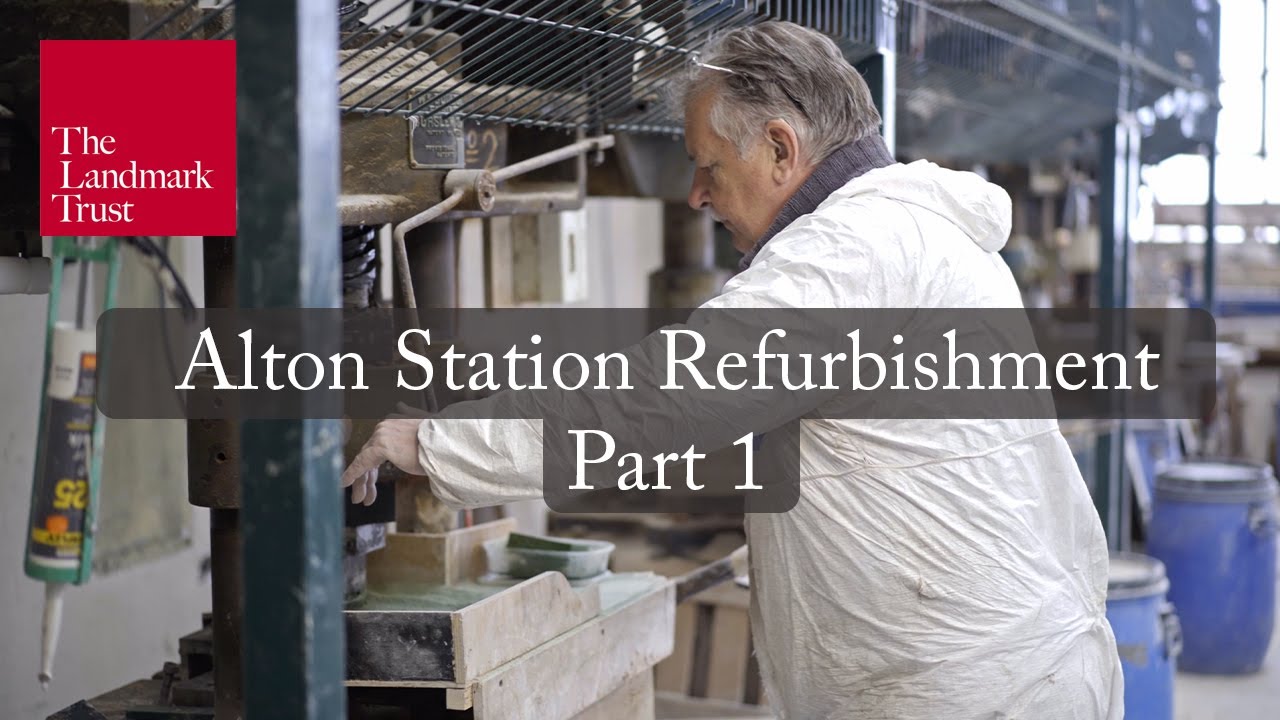 Specialist Victorian tile conservation at Alton Station