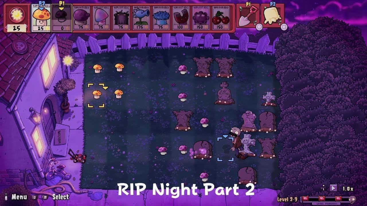 Plants vs. Zombies: Replanted, RIP Night Part 2