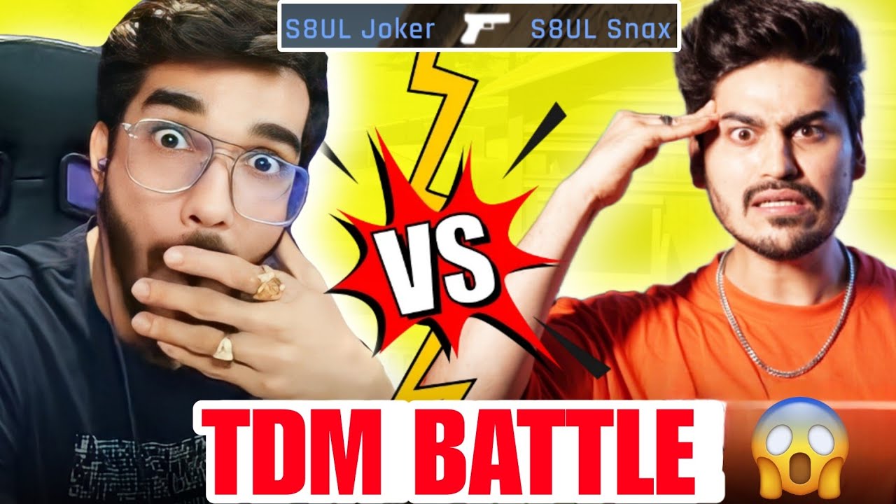 Joker VS Snax 1v1 TDM BATTLE😱