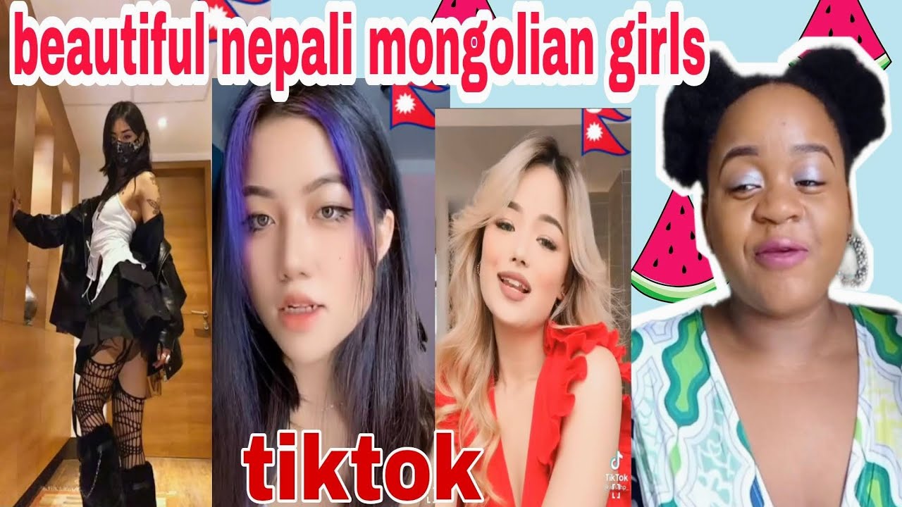 The most Beautiful and Cute Nepali Mongolian Girls Tiktok Videos ( Reaction )