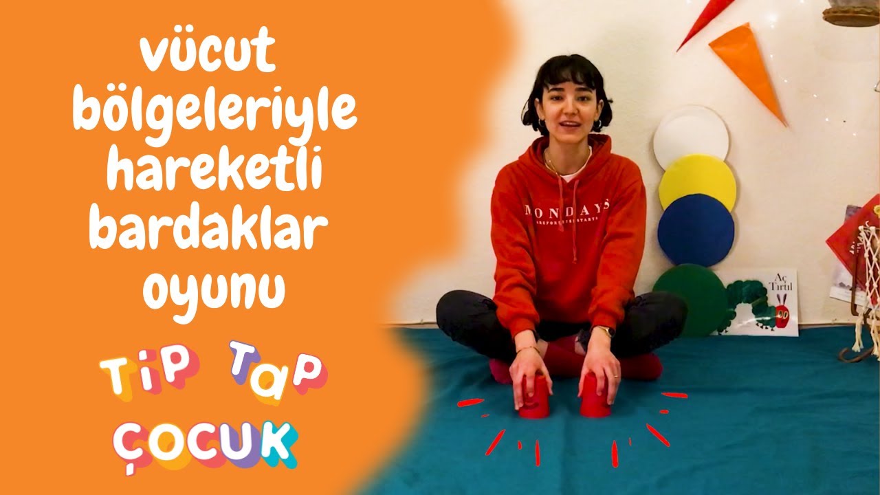 Seven Jumps | Hareketli Bardaklar | Ritim ve Dikkat Oyunu | Cup Game | Tip Tap Çocuk