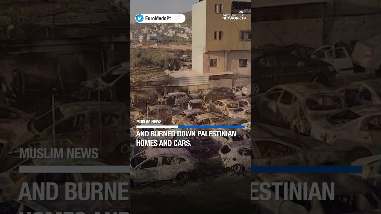 Israeli Settlers Set Ablaze West Bank Town Near Nablus