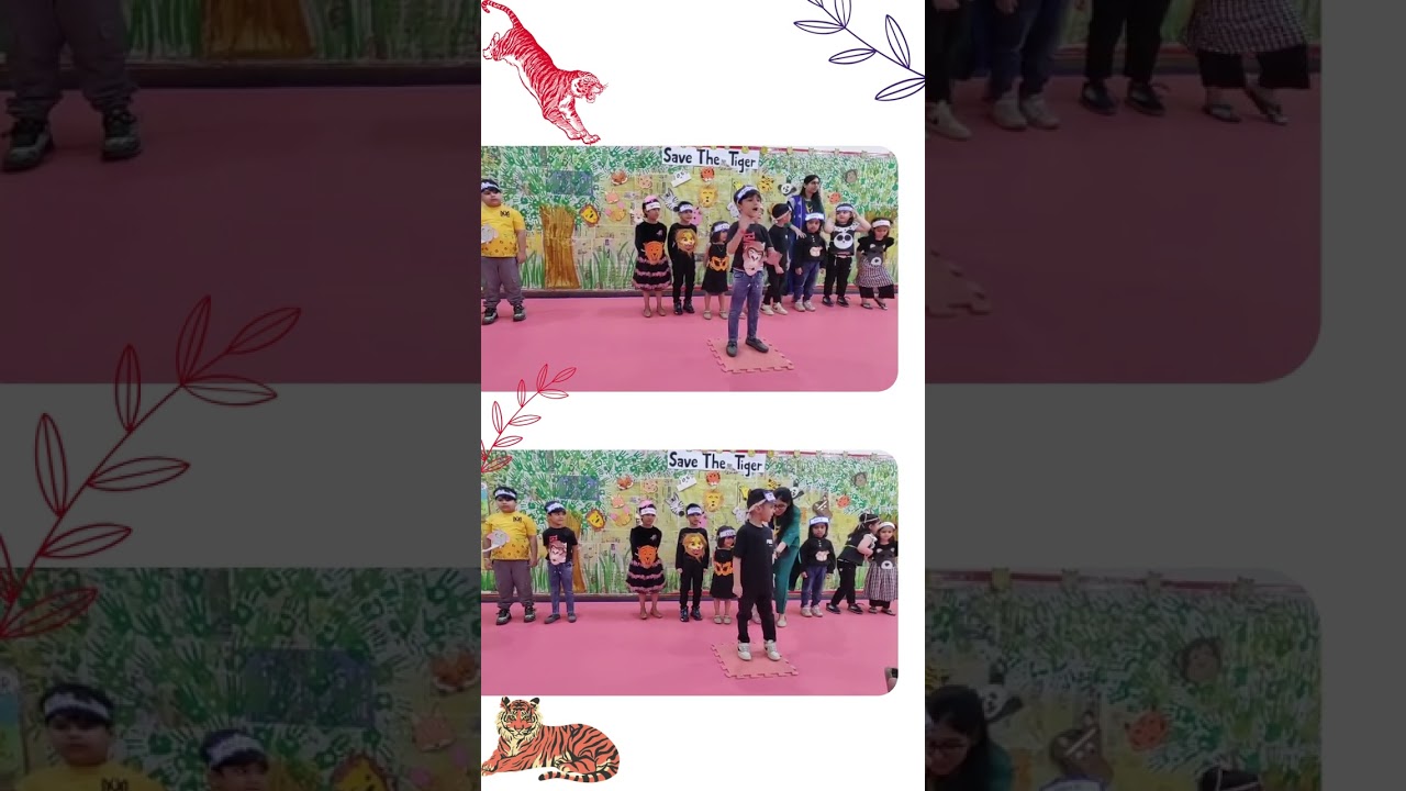 Kidzee Kirtinagar Little Stars Shine Bright in 'Save the Tiger' Skit! 🌟🐅