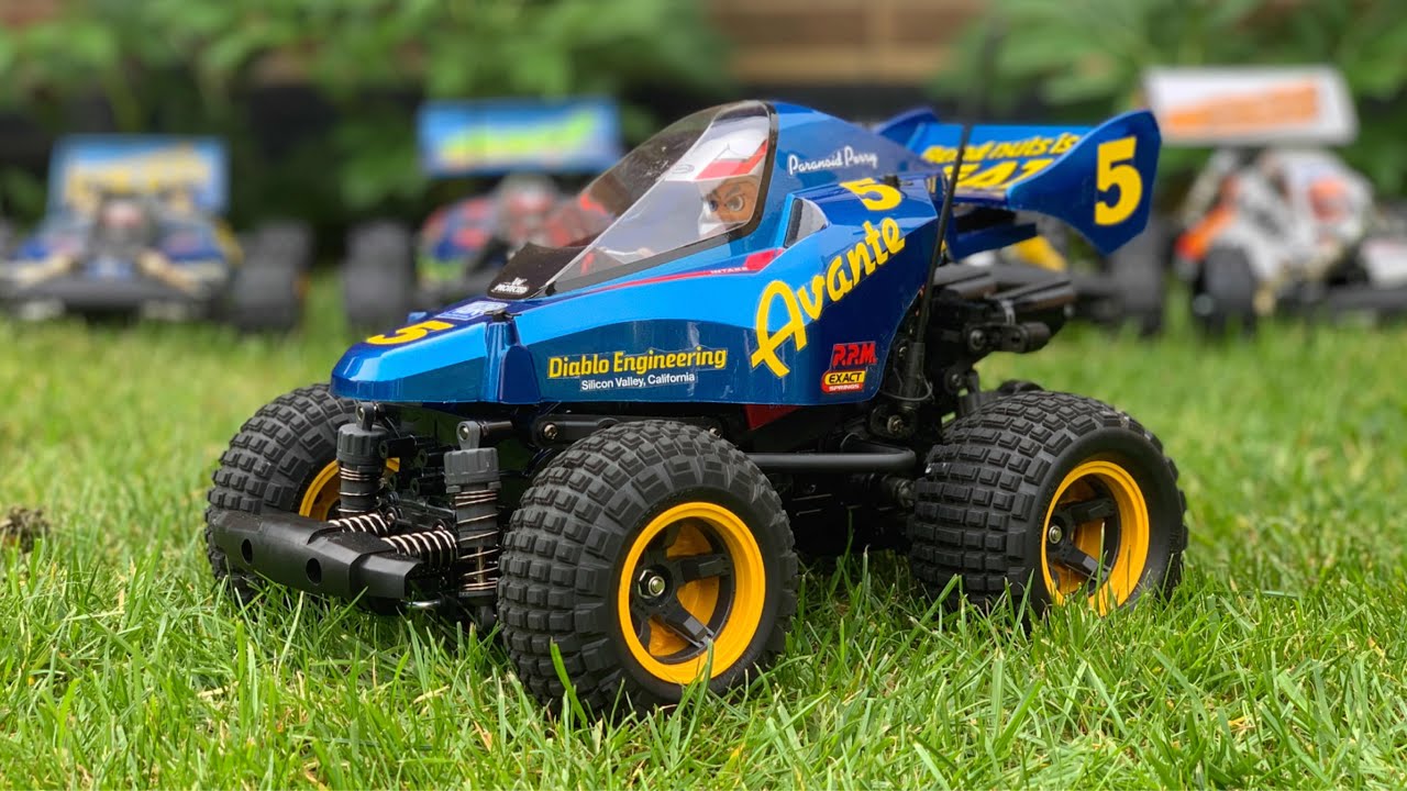 Совершенно НОВЫЙ Avante Comical: сборка, запуск и обзор. Tamiya Kit 58678 Chassi GF01CB