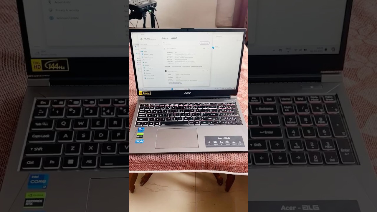 ACER ALG i7 13th GEN RTX 3050 6GB FOR ₹45,000 #youtubeshorts #youtube #laptop #acer