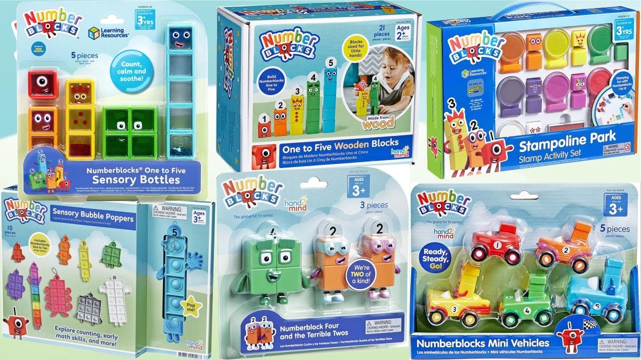 Numberblocks – 25 Minutes Compilation Unboxing Numberblocks Friends Activity Set! Satisfying ASMR