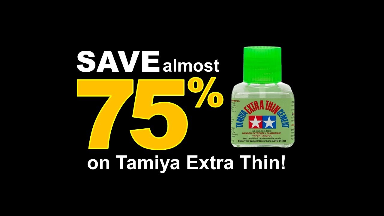 Save Almost 75% on Extra Thin Cement!