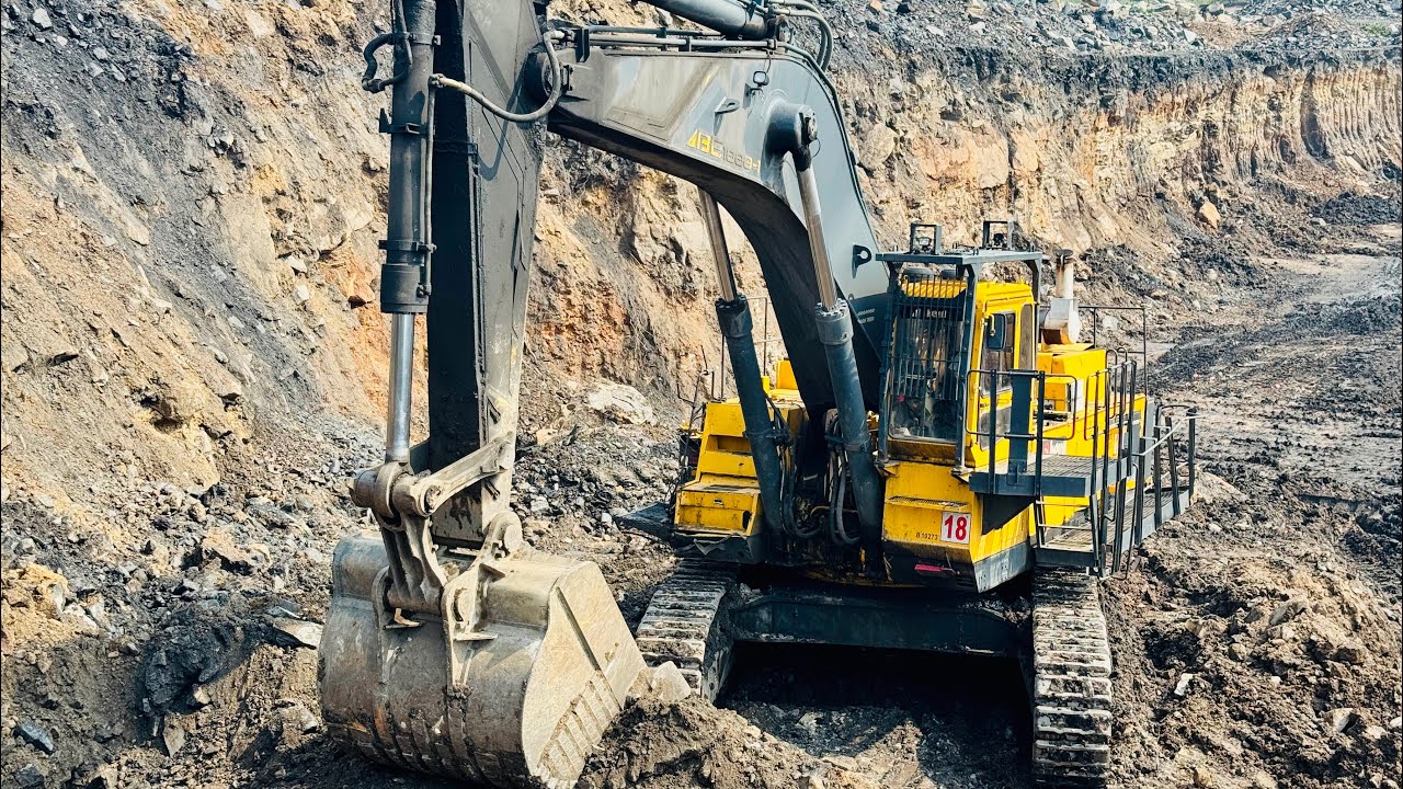 दुनिया का सबसे बड़ा माइंस coal mines आ गया फिर से एक नई मशीन बड़ा सा ....