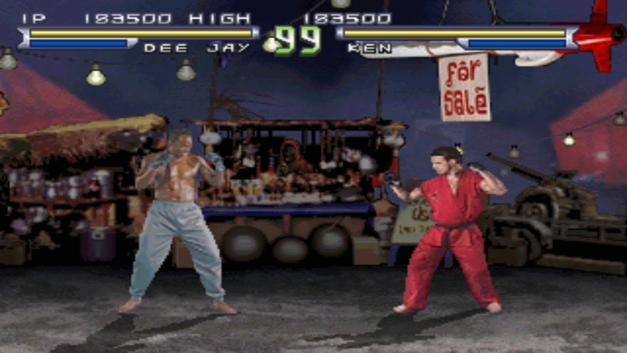 Street Fighter: The Movie [Saturn] - play as Dee Jay