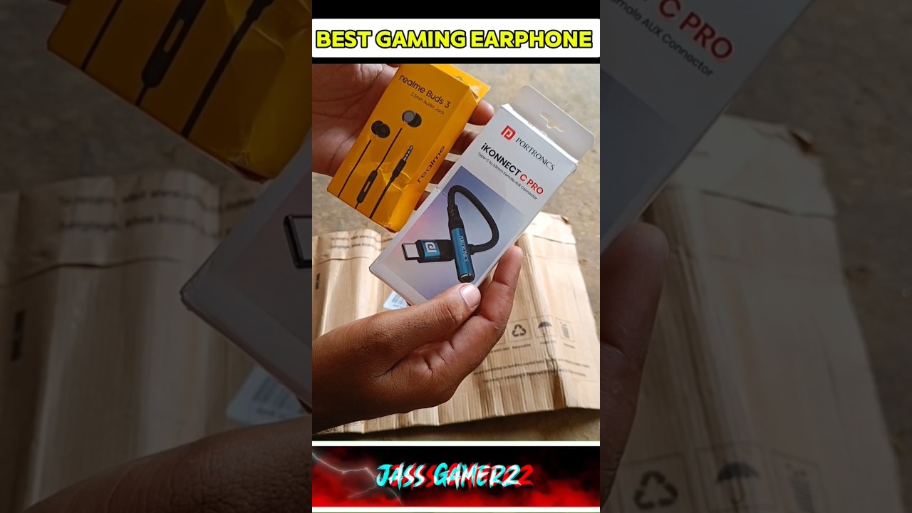 Realme Buds 3 and Portronics Type C to 3.5 mm Audio Jack Connector unboxing
