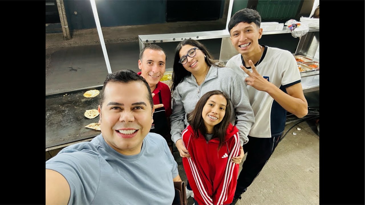 Cenando con mi nueva ahijada