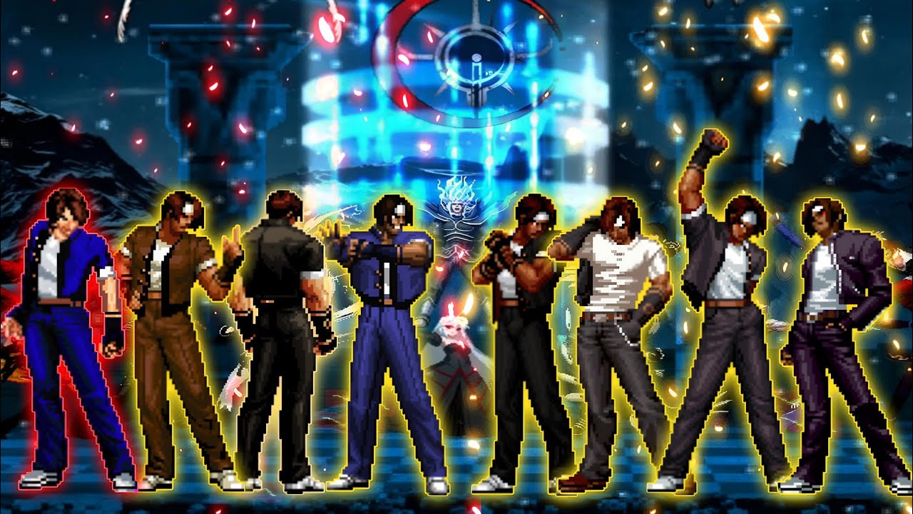 [KOF Mugen] Clone Kyo Team VS. Kusanagi Team