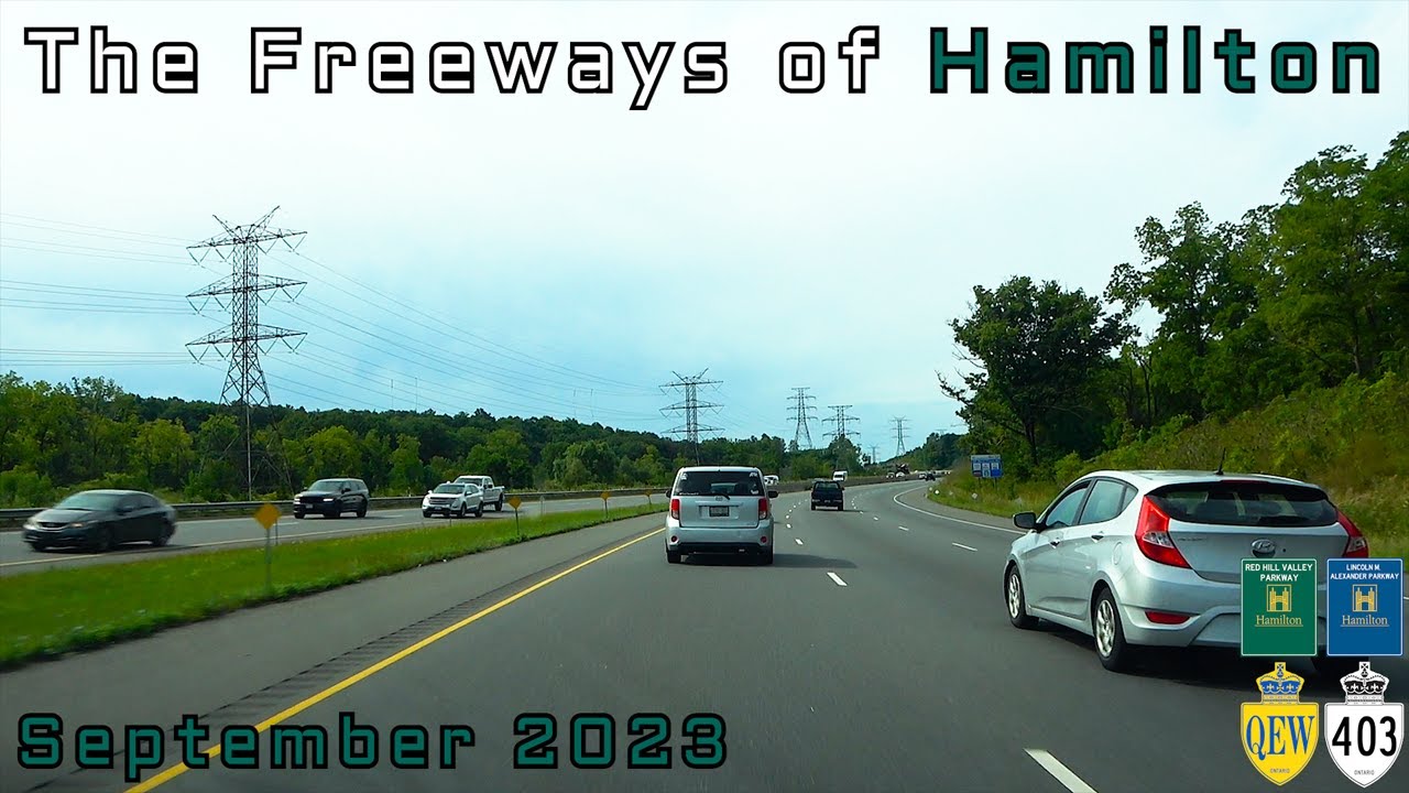 The Freeways of Hamilton, ON - September, 2023
