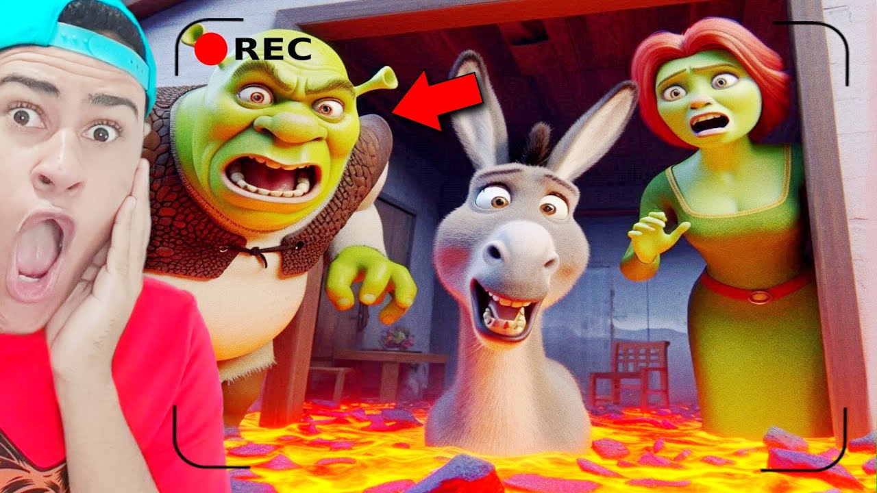 ENCHI A CASA DO SHREK DE LAVA!! 😱 - Isso aconteceu...