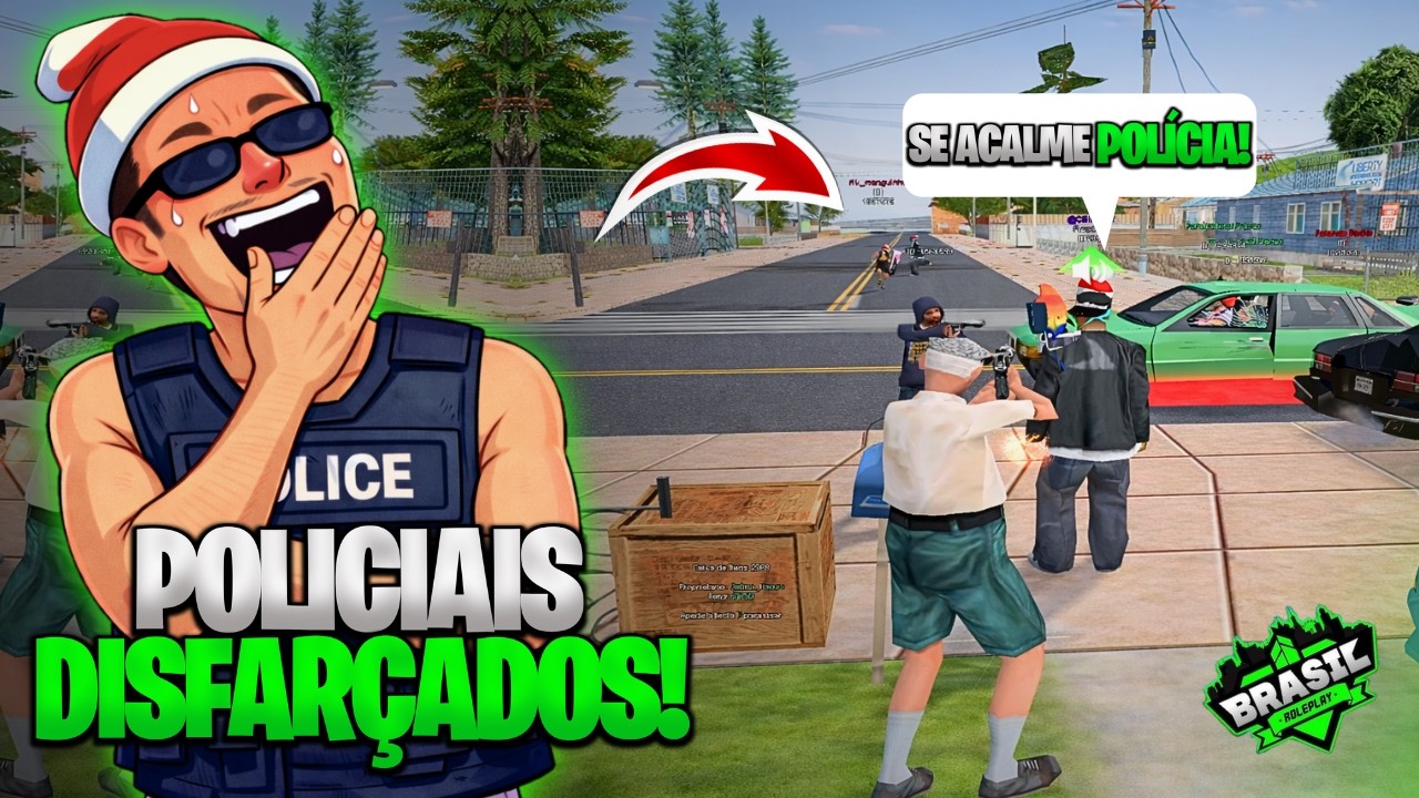 DISFARÇAMOS DE CIVIL PRA PRENDER ESSE B@NDIDO 🤣 BRASIL ROLEPLAY - SAMP ANDROID/PC - Ovitinz
