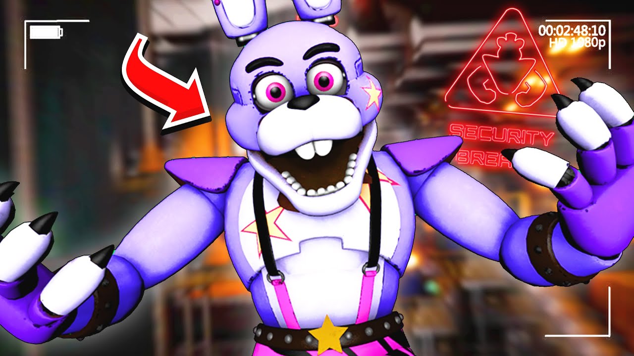 ГЛЭМРОК БОННИ НАЙДЕН В ФНАФ 9! ОБЗОР МОДА НА GLAMROCK BONNIE В FNAF: SECURITY BREACH MODS