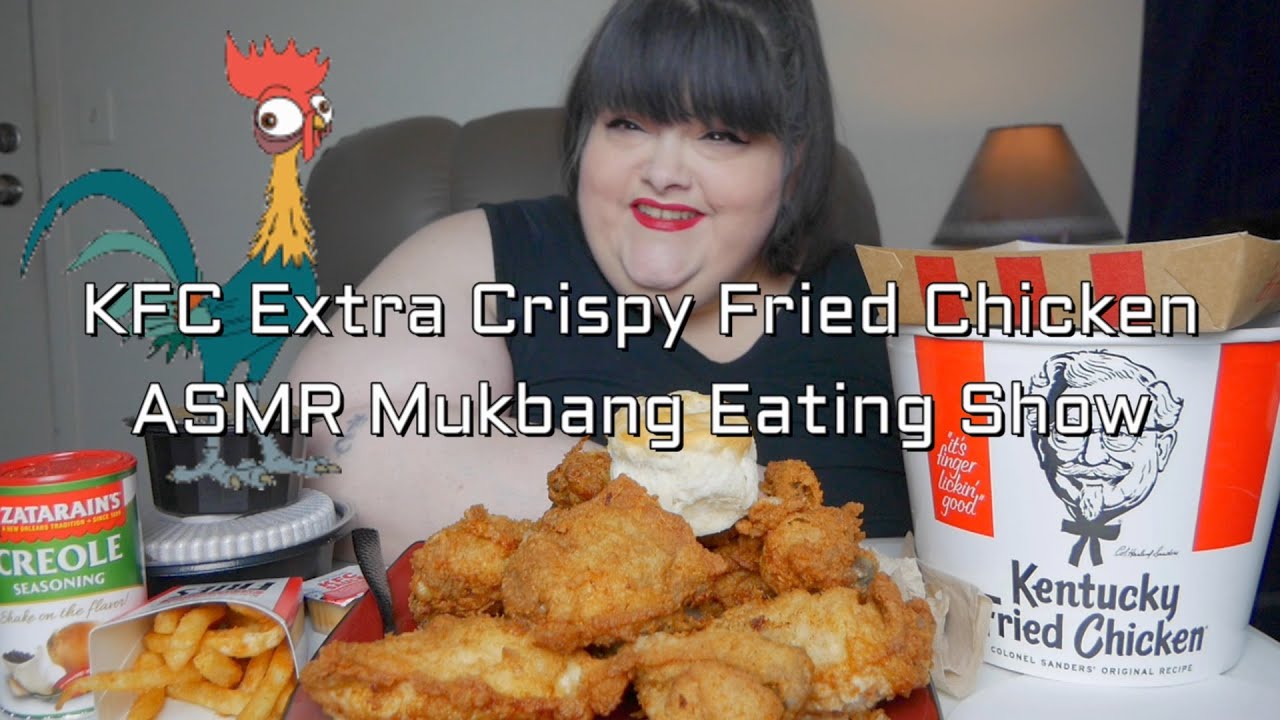 KFC Original Recipe Fried Chicken ASMR Mukbang Eating Show