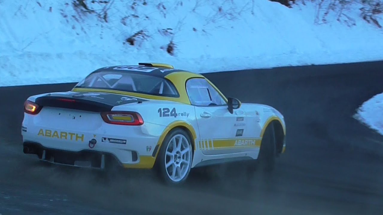 Rallye Monte Carlo 2017 - TEST FIAT 124 ABARTH - SHOW & SPINS