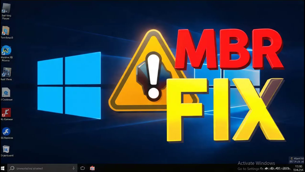 How to Fix Repair Master Boot Record MBR on Windows 10