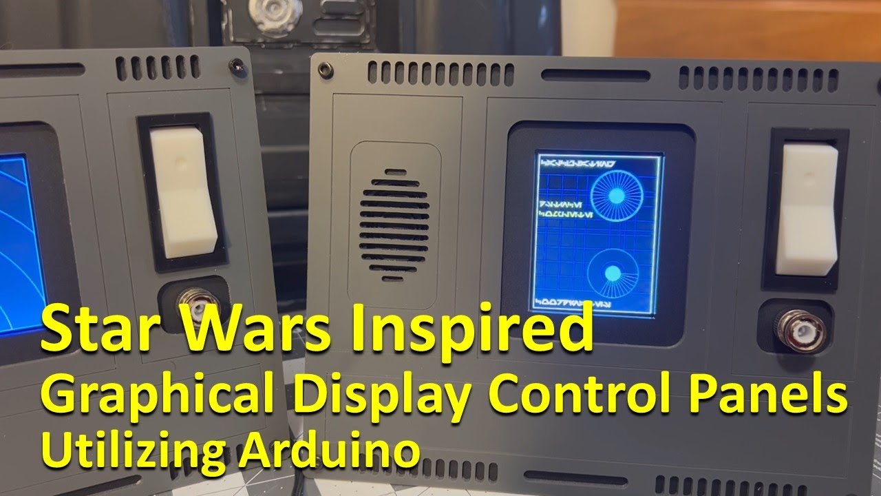 Star Wars Inspired Graphical Display Control Panels Utilizing Arduino