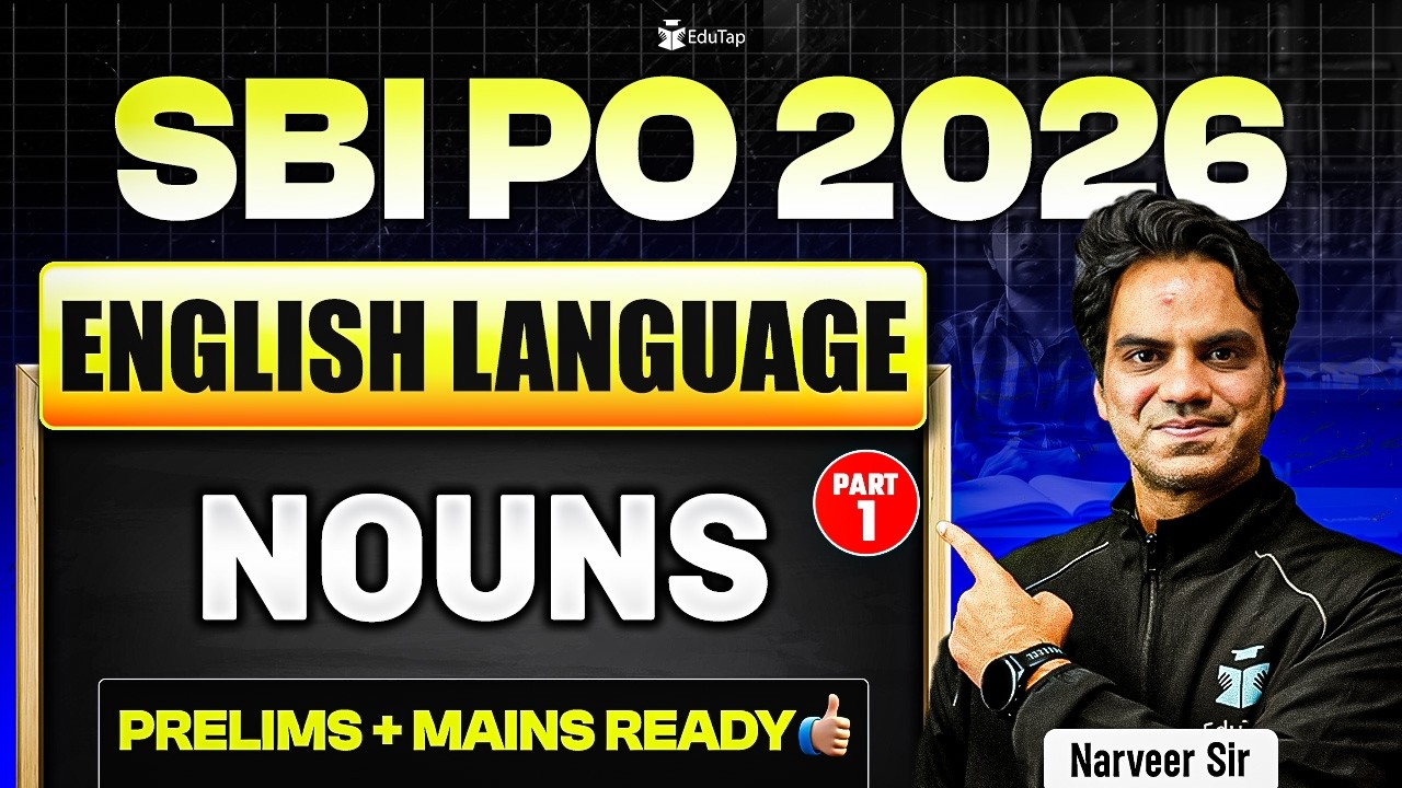 SBI PO 2026 English Nouns | SBI PO English Language Classes & Questions Practice