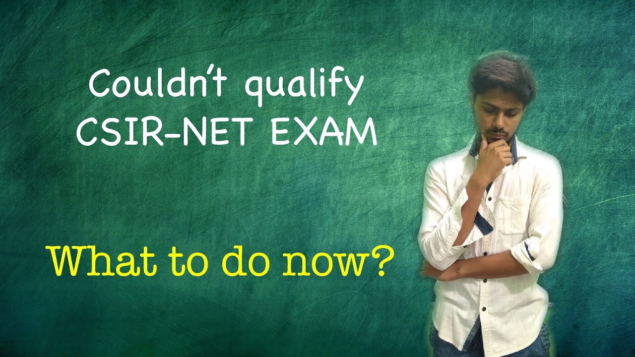 Couldn't qualify CSIR-NET exam? This video is for you