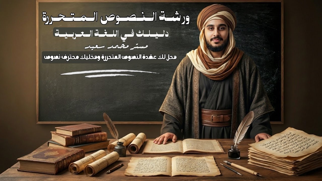 ورشـة النصوص المتحررة للثانوية العامة 🔥♥️